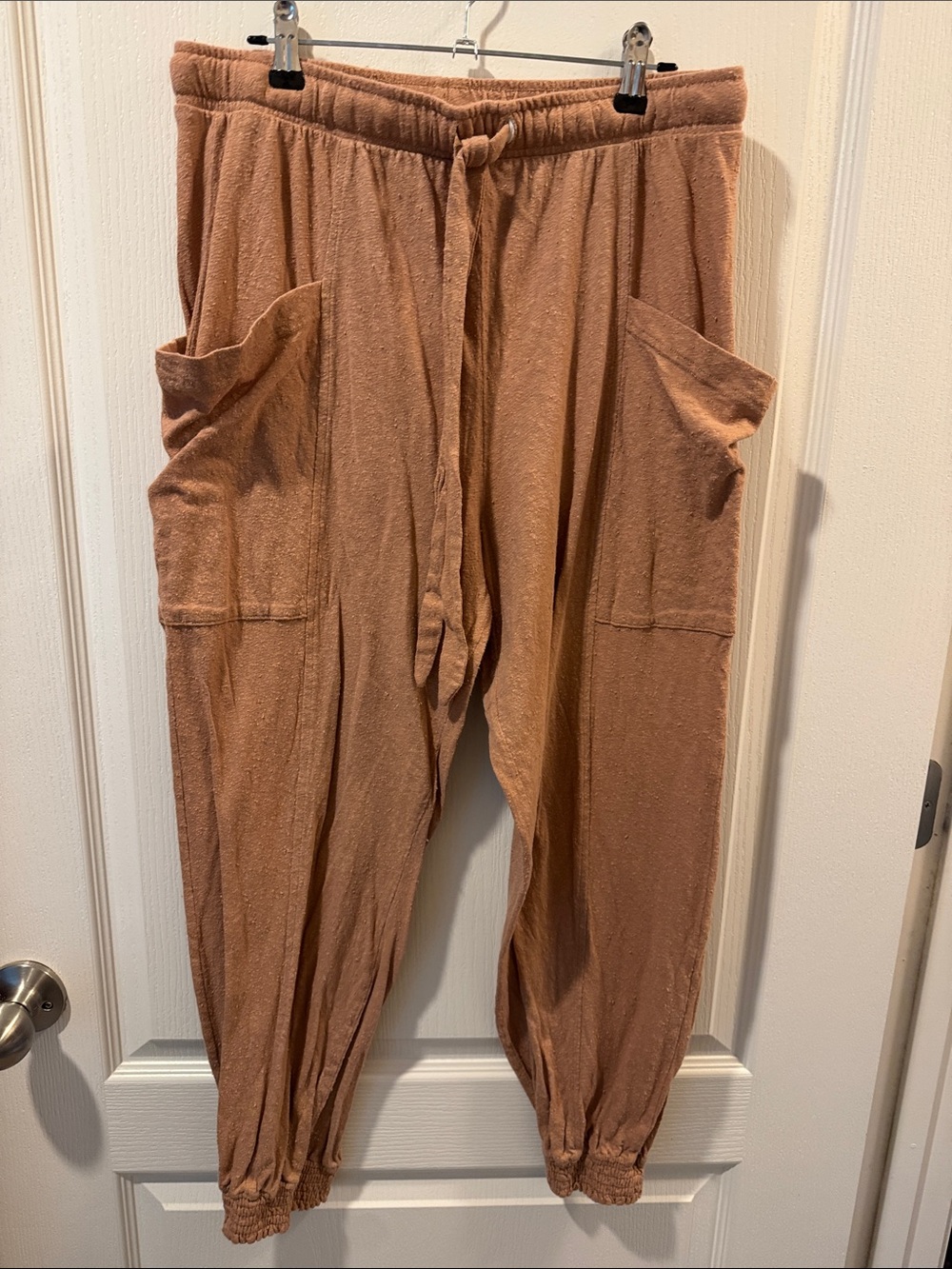 aerie Terry Joggers in Rust